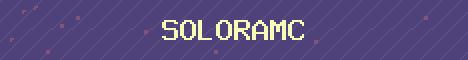 SoloraMC Minecraft server banner