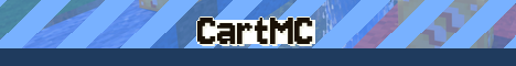 CartMC Minecraft server banner
