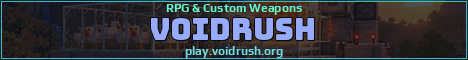 VoidRush Minecraft server banner