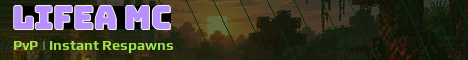 LIFEA MC Minecraft server banner