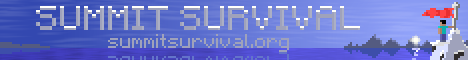 Summit Survival Minecraft server banner