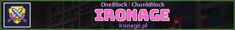 IronAge Minecraft server banner