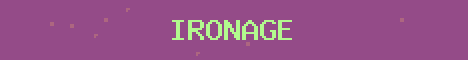 IronAge Minecraft server banner