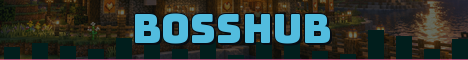Bosshub Minecraft server banner