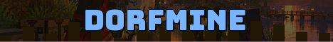 Dorfmine Minecraft server banner