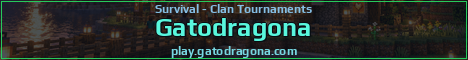 Gatodragona Minecraft server banner