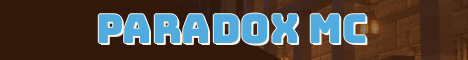 Paradox MC Minecraft server banner