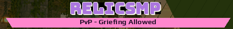RelicSMP Minecraft server banner