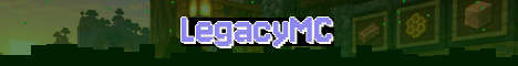 LegacyMC Minecraft server banner