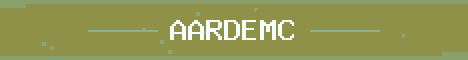 AardeMC Minecraft server banner