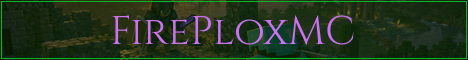 FirePloxMC Minecraft server banner