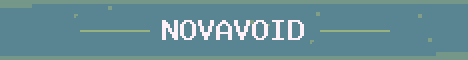 NovaVoid Minecraft server banner