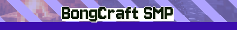 BongCraft SMP Minecraft server banner