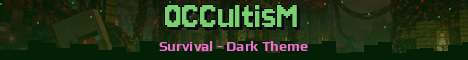 OCCultisM Minecraft server banner