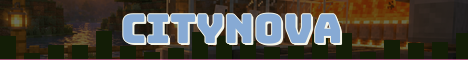 CityNova Minecraft server banner
