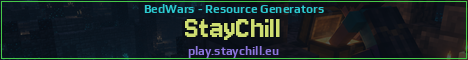 StayChill Minecraft server banner