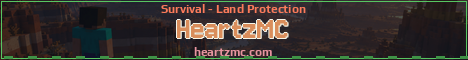HeartzMC Minecraft server banner