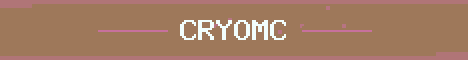 CryoMC Minecraft server banner