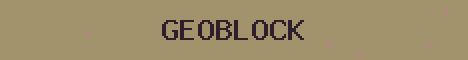 GeoBlock Minecraft server banner