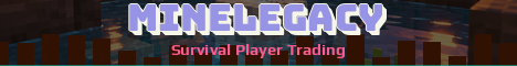 MineLegacy Minecraft server banner