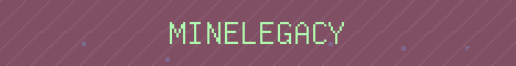 MineLegacy Minecraft server banner