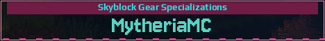 MytheriaMC Minecraft server banner