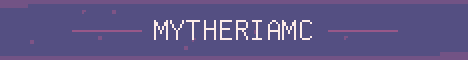MytheriaMC Minecraft server banner