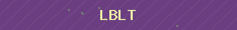 LBLT Minecraft server banner