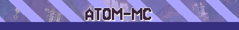 ATOM-MC Minecraft server banner