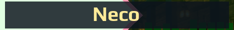 Neco Minecraft server banner