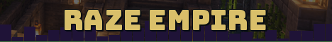 Raze Empire Minecraft server banner