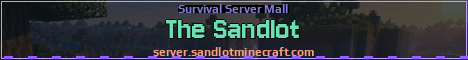 The Sandlot Minecraft server banner