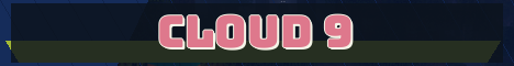 Cloud 9 Minecraft server banner