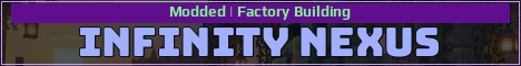 Infinity Nexus Minecraft server banner