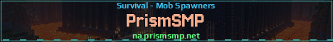 PrismSMP Minecraft server banner
