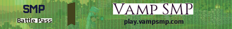 Vamp SMP Minecraft server banner