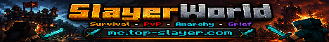SlayerWorld Minecraft server banner