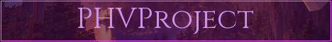 PHVProject Minecraft server banner