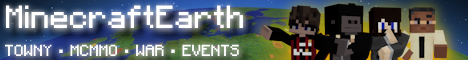 MinecraftEarth Minecraft server banner