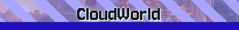 CloudWorld Minecraft server banner