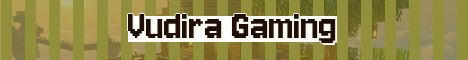 Vudira Gaming Minecraft server banner
