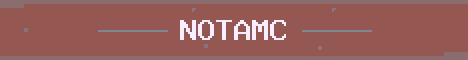 NotaMC Minecraft server banner