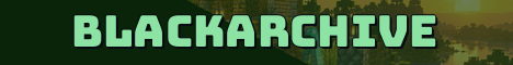 BlackArchive Minecraft server banner