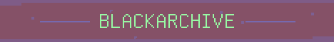 BlackArchive Minecraft server banner