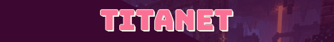 Titanet Minecraft server banner