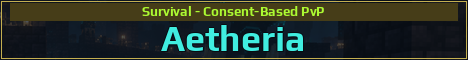 Aetheria Minecraft server banner