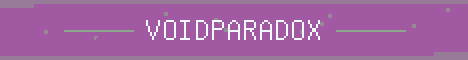 Voidparadox Minecraft server banner