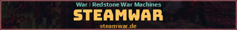 SteamWar Minecraft server banner
