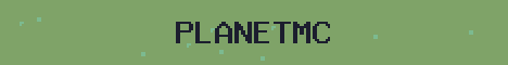 PlanetMC Minecraft server banner