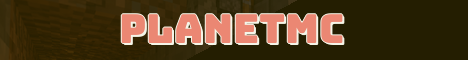 PlanetMC Minecraft server banner